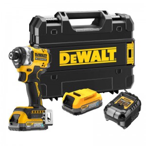 Dewalt DCF860E2T 18V XR Brushless Impact Driver, 2x 1.7Ah Powerstack Batteries, Charger & TSTAK Case £309.95